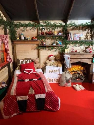 décoration de la maison du père noël